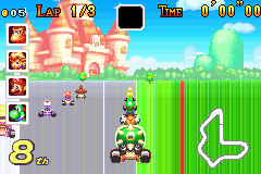 GBA Emulator Broken Race Screen